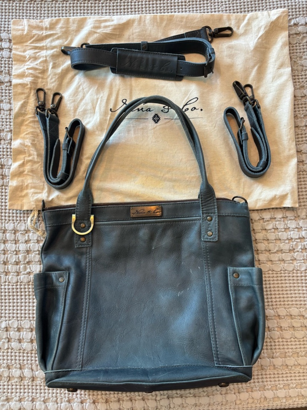 Nena & Co The Perfect Bag Medium Slate